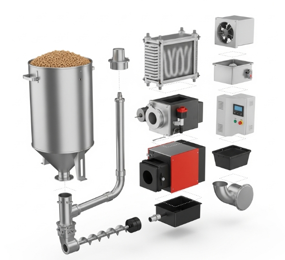 Biomass Pellet Burner Manufacturer in India | Pellet Burner India