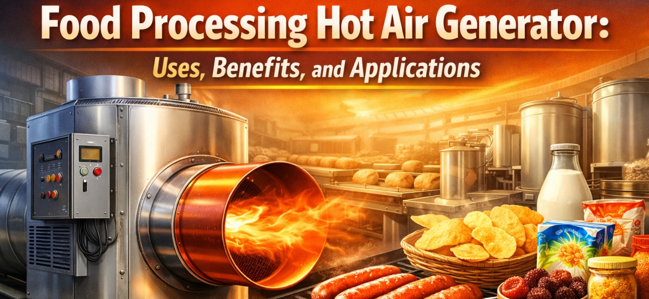 Food Processing Hot Air Generator – Uses, Benefits & Applications
