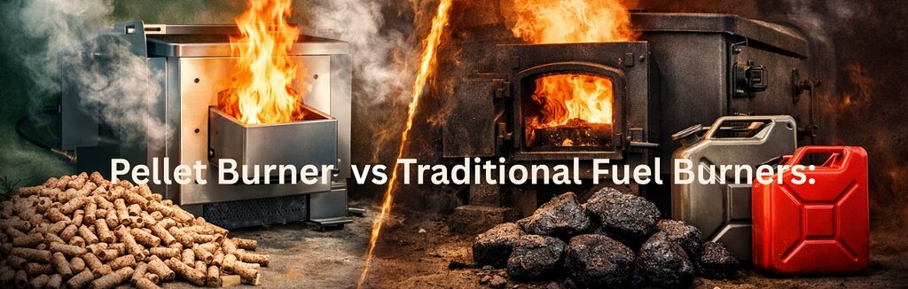 Pellet Burners vs. Traditional Fuel Burners: Pros & Cons